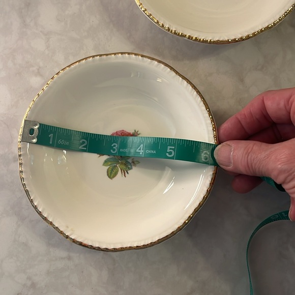 Vintage MCM Homer Laughlin Calirose set of six dessert bowls luncheon bowls USA - Picture 5 of 8